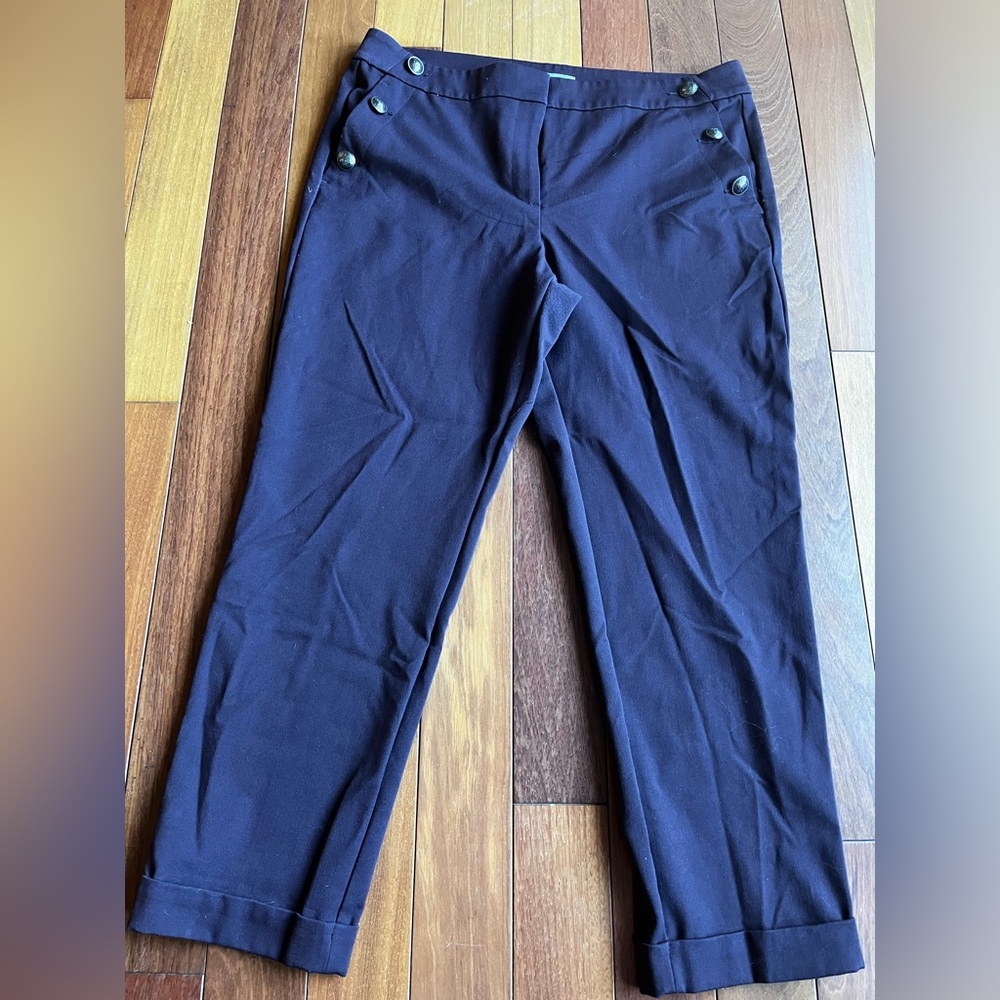 LOFT Dark Purple Trousers